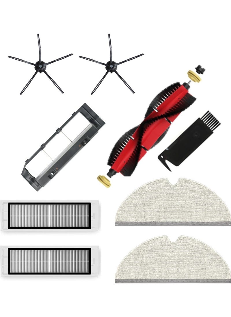 robotyedek - Roborock S5 Max (Black) Compatible Spare Brush Hepa Filter Mop Brush Cover Set-9 Pieces - Image 1
