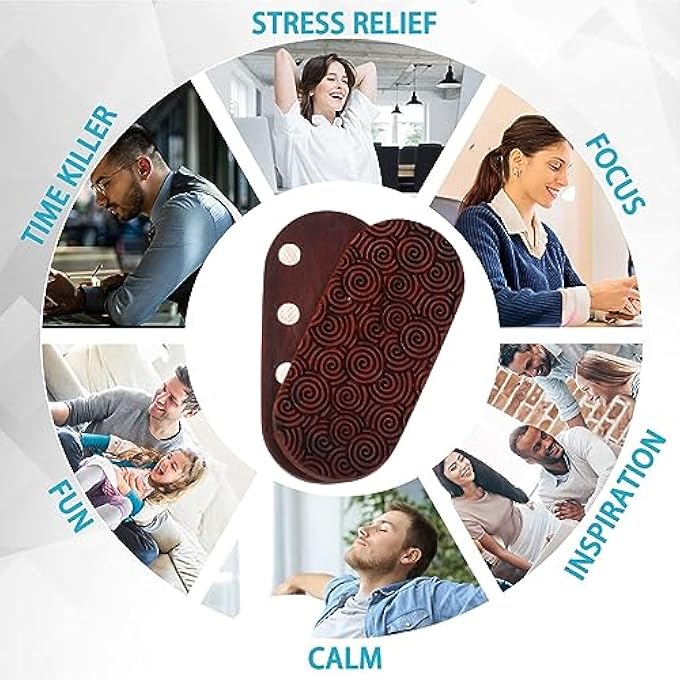 NOENNULL Fidget Slider, Finger Slider Fidget Toy, Magnet Push Slider Stress Relief Toy for Anxiety ADHD, Cool Office Gadgets Gift For Dad Teens (Screw) - Image 3