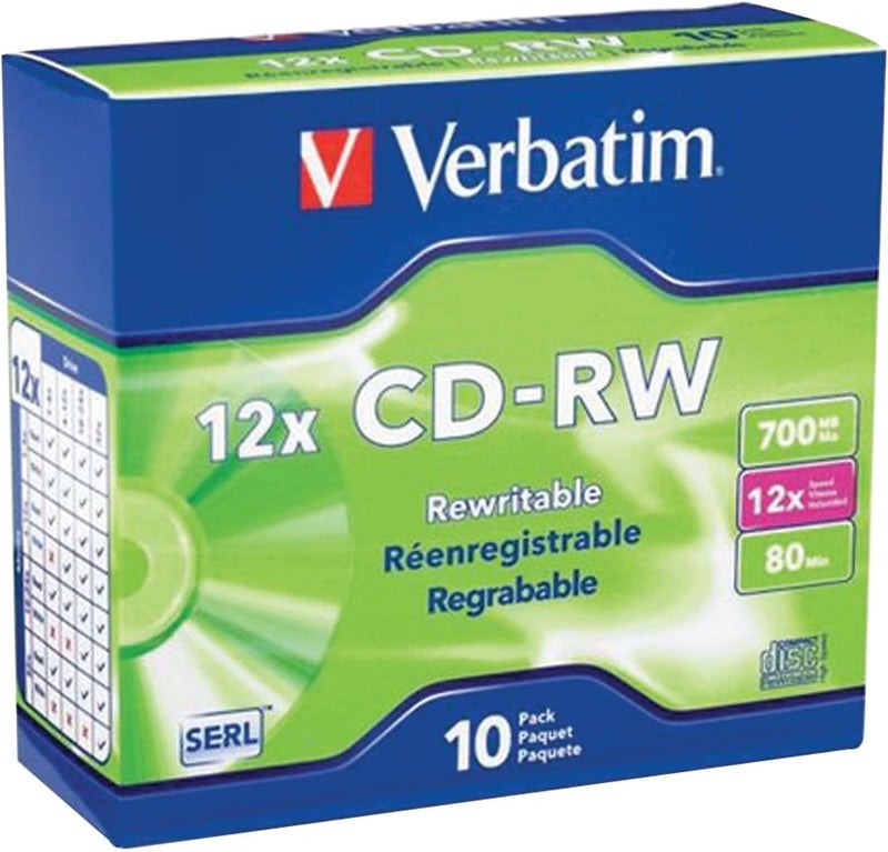 VERBATIM أقراص CD-RW VER95156 - Image 1