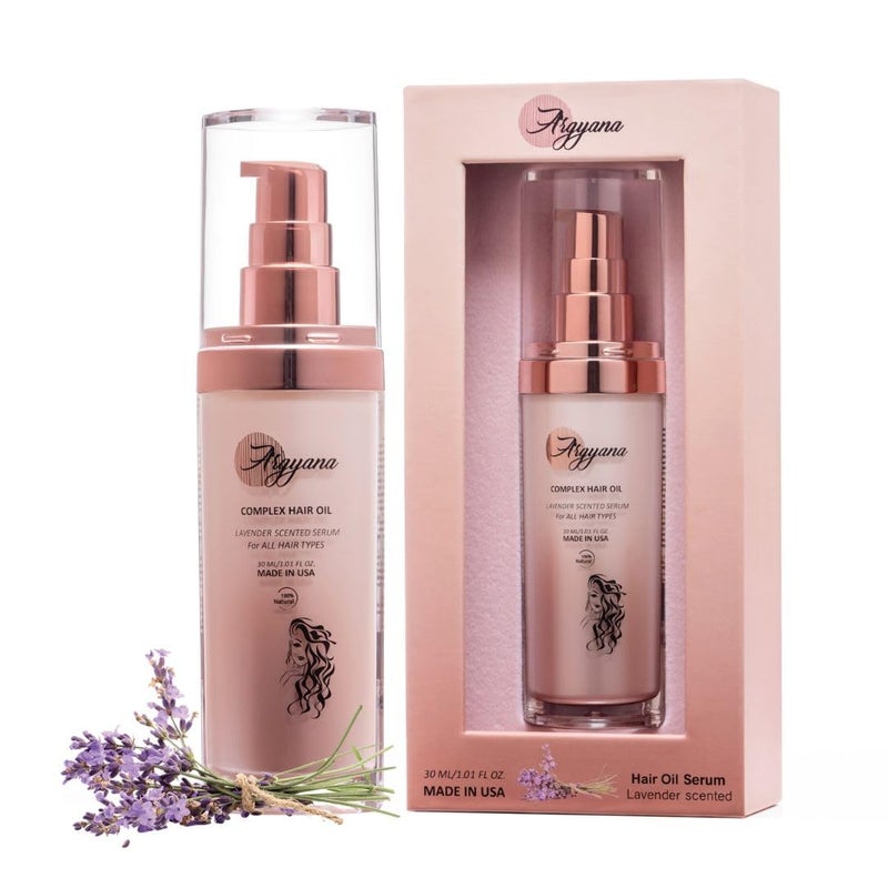 Hair Growth Serum for Women | Anti-Frizz Repair Serum for Damaged, Frizzy Hair | Lavender Scented (30 ml)
