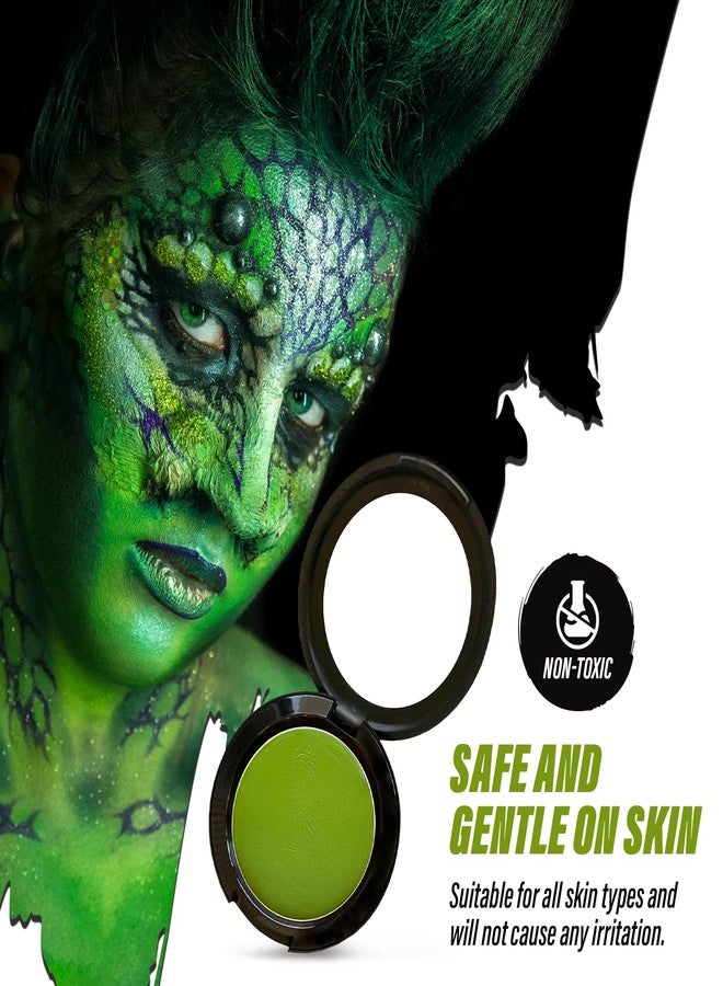 MANIC PANIC Poison Ivy Green Face & Body Paint for Halloween Costumes - Cream Halloween Makeup for Costumes & Cosplay - Smooth, Blendable & Full Coverage, Vegan - Image 4