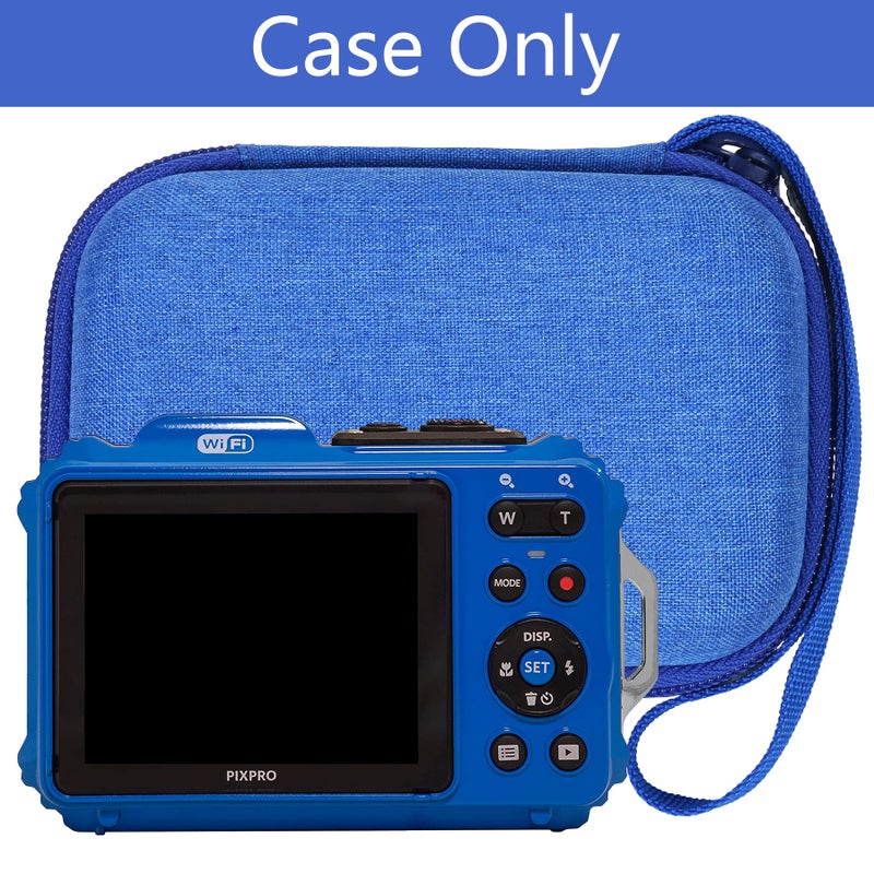 Aenllosi Aenllosi Hard Travel Case Compatible With Kodak PIXPRO WPZ2 Rugged Waterproof Digital Camera,Protective Case for Kodak Waterproof Video Camera,(Blue,Case Only) - Image 4