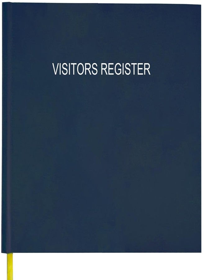 Tuun Fuplan Visitors Register Book - Visitor Log Book with 120 Pages, 9" X 7", Blue Hardbound Cover, Wedding Reception and Events Reception Supplies - Image 1