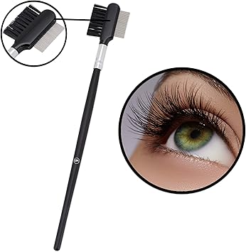 KPro DoubleSided Eyebrow Brush 2in1 Eyelash Separator Tool Eyebrow Comb - Image 2