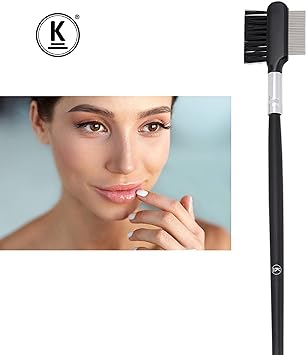 KPro DoubleSided Eyebrow Brush 2in1 Eyelash Separator Tool Eyebrow Comb - Image 5