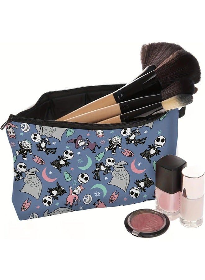 Lightweight Funny Case Travel Bag,Zipper Carry-On Bag,Cosmetic Bags for Women and Girls,Travel Makeup Bag Large Capacity Canvas Makeup Bag - Image 3