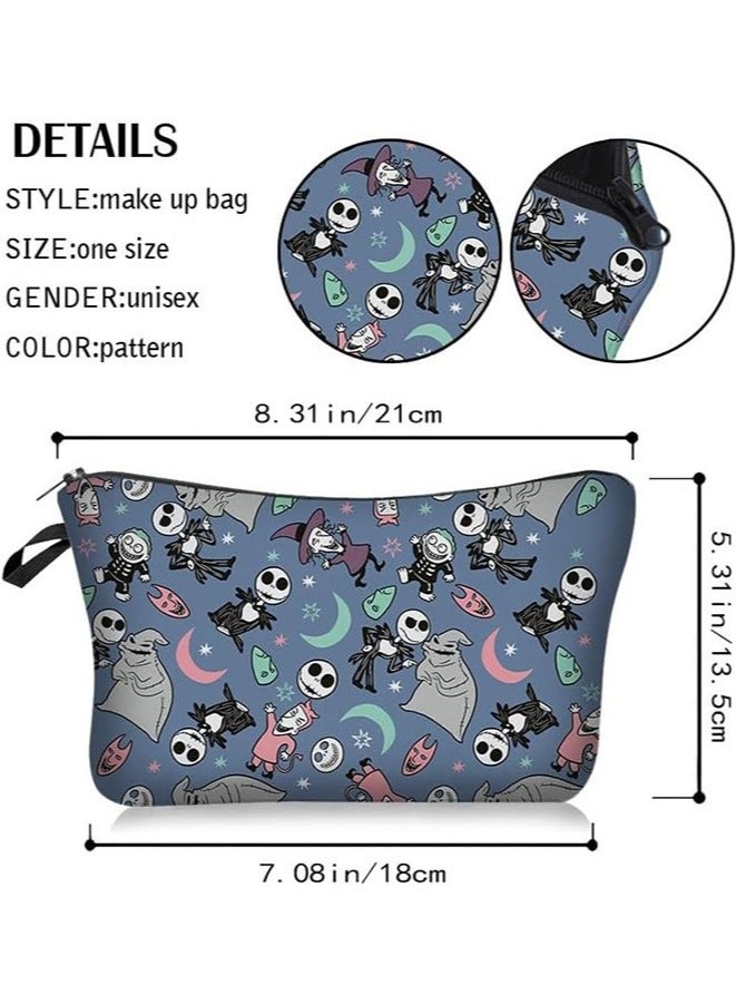 Lightweight Funny Case Travel Bag,Zipper Carry-On Bag,Cosmetic Bags for Women and Girls,Travel Makeup Bag Large Capacity Canvas Makeup Bag - Image 5