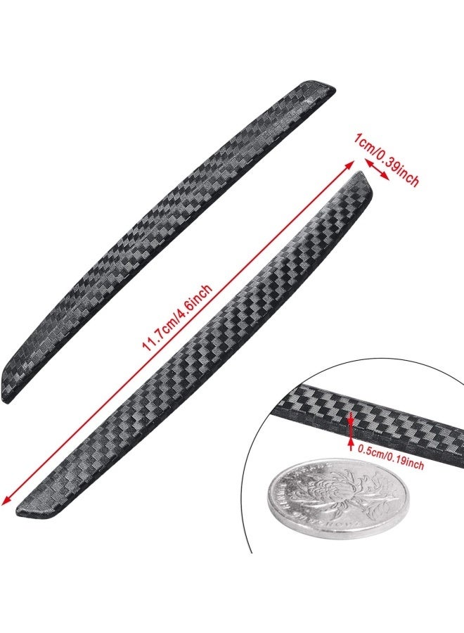 4 Pcs Car Door Anti-Collision Strip Door Edge Guards Anti-Rub Protector Trim Carbon Fiber Texture Car Door Corner Bumper Protector Anti-Scratch Universal for All Cars SUV (I) - Image 2
