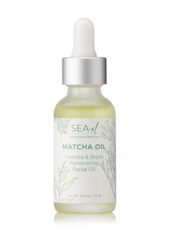 Sea-El Sea-El Matcha Face Oil Skincare - Hydrating Glow Green Tea & Sea Kelp Facial Oil Blend - Calming & Deeply Penetrating Antioxidant-Rich Moisturizer for Women & Men, Vegan, All Skin Types - 1 Fl Oz  - Image 1