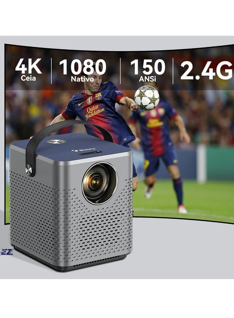 ELTRAZONE New T3 Movie 3D Projector 4K Full HD 1080P Native Cinema Beamer Android WiFi Projector For Outdoor Movies Support Android 9.0  - Image 1