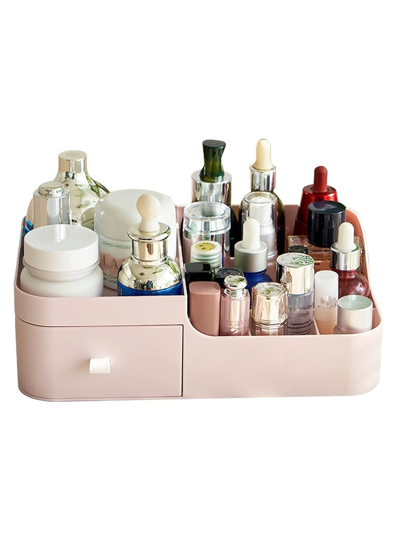 منظم بلاستيك للمنزل وديكور الطاولة، لمستحضرات التجميل وأحمر الشفاه وطلاء الأظافر والفرش والعناية بالبشرة والمنتجات والعطور - Image 1