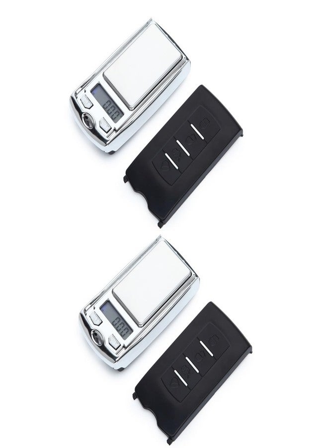 winvin 2 Pcs Set 0.01g-200g Mini Car Key LCD Digital Balance Weight Pocket Jewelry Diamond Food Scale for Precise Weighing - Image 1
