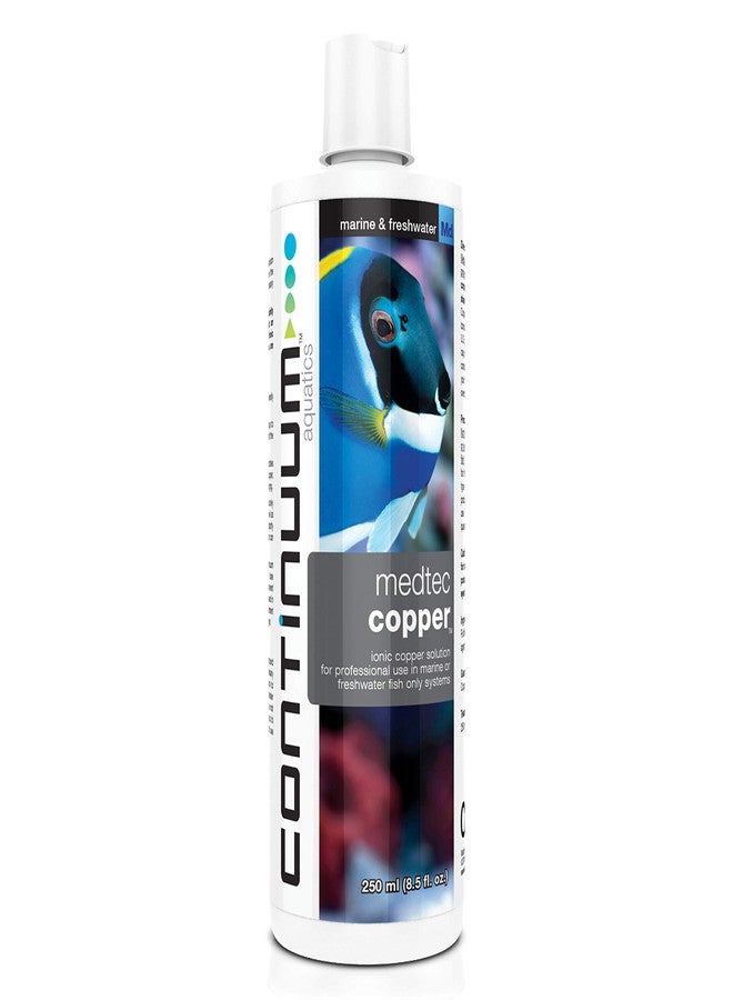 Continuum Aquatics Med Tec Copper - Ionic Copper Solution for Professional Use in Marine or Freshwater Fish Only Aquarium Systems - Image 1