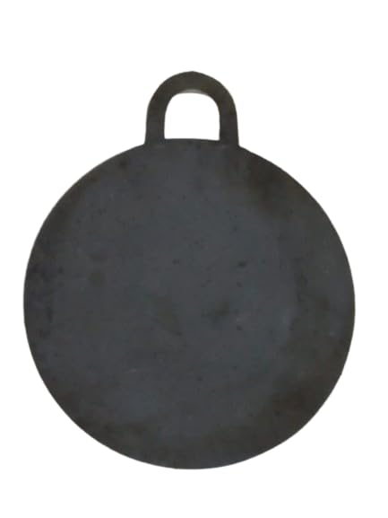 Beauty Tool Iron Big Size Miniature Box Stove with Dosa Tawa | Plam Size Iron Kitchen Set (Stove(8L x8w x 7h) Dosa Tawa Size 14L X 12w, with Karandi (13L X 4w) CM |Pack of 1 | (3 Pcs)  - Image 2