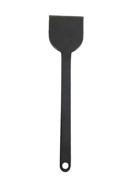 Beauty Tool Iron Big Size Miniature Box Stove with Dosa Tawa | Plam Size Iron Kitchen Set (Stove(8L x8w x 7h) Dosa Tawa Size 14L X 12w, with Karandi (13L X 4w) CM |Pack of 1 | (3 Pcs)  - Image 3