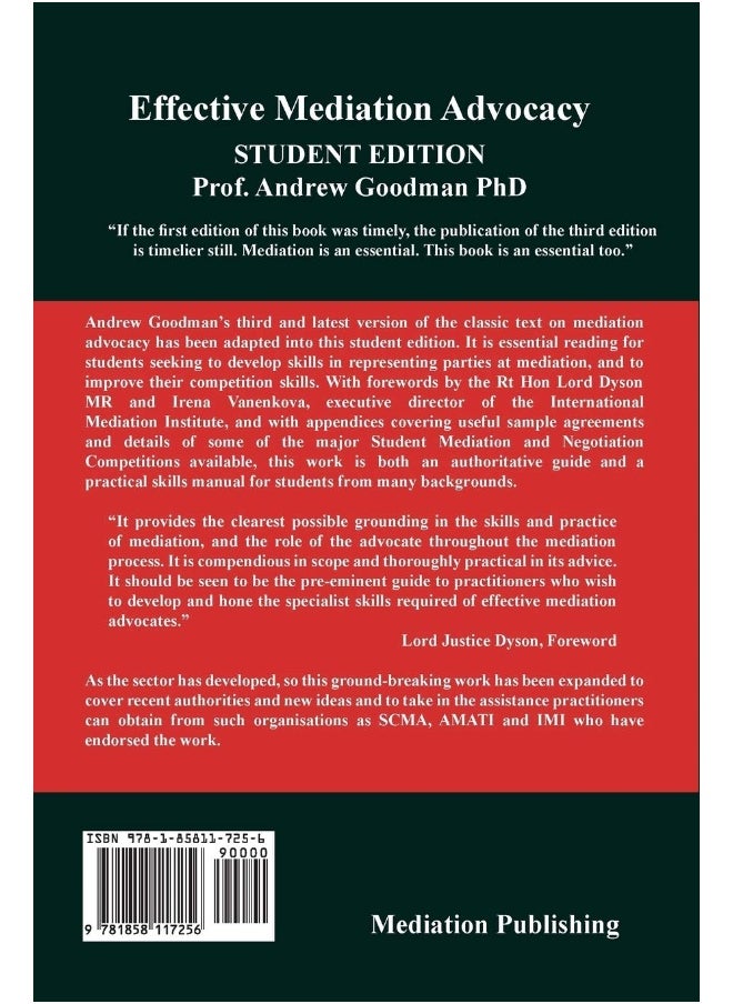 Effective Mediation Advocacy: A Guide for Practitioners  - Image 2