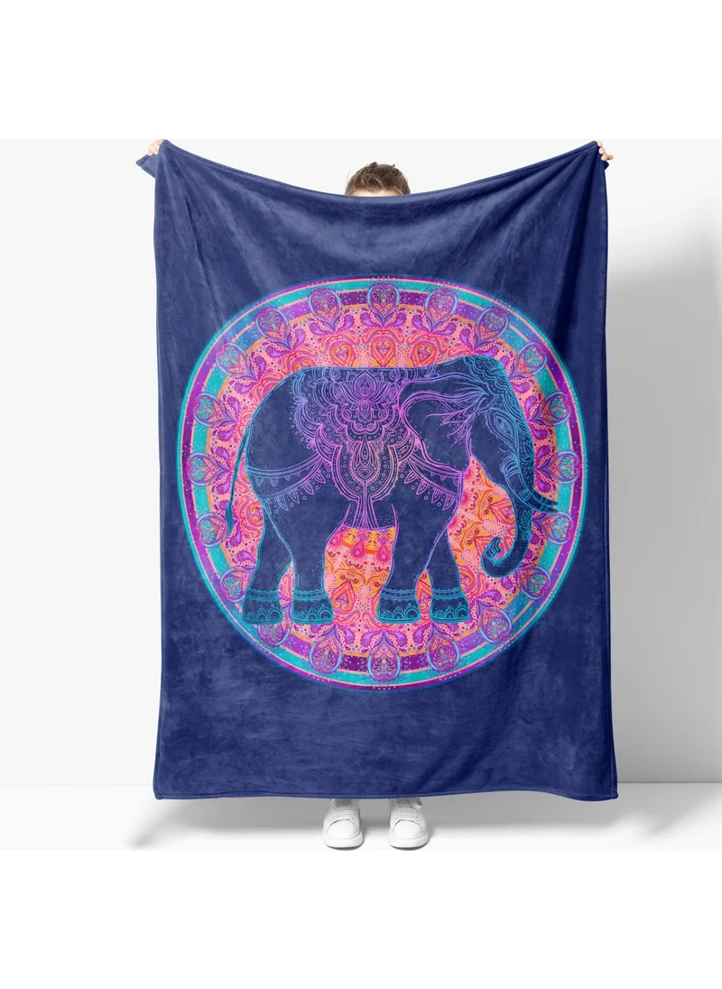 Eray Home Erays Home Erayshome Mandala Elephant Pattern Printed Polar TV Blanket