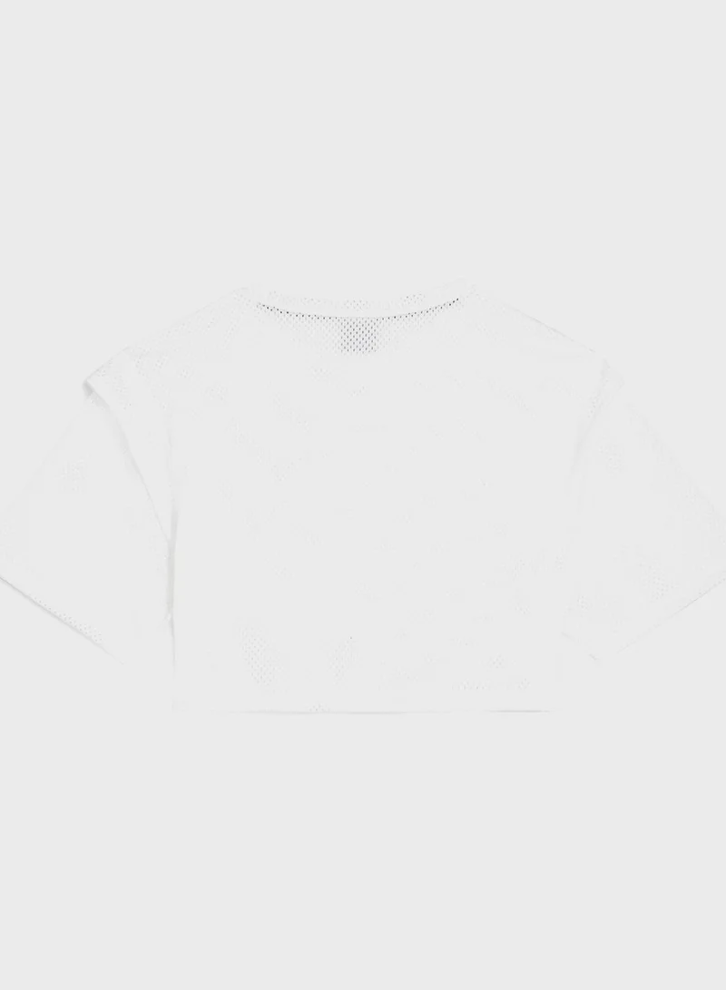PUMA Fit Move Mesh Crop T-Shirt