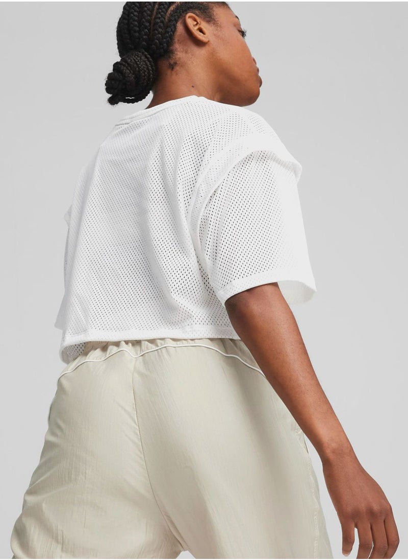 PUMA - Fit Move Mesh Crop T-Shirt - Image 1