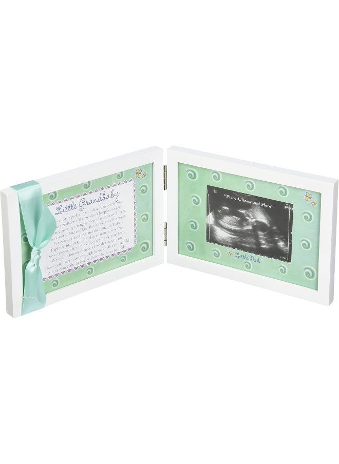 The Grandparent Gift Co. The Grandparent Gift Co. Little Grandbaby Ultrasound Picture Frame/Sonogram Frame, Pregnancy Announcement for Grandparents/New Baby Announcement/Baby Shower Keepsake  - Image 1