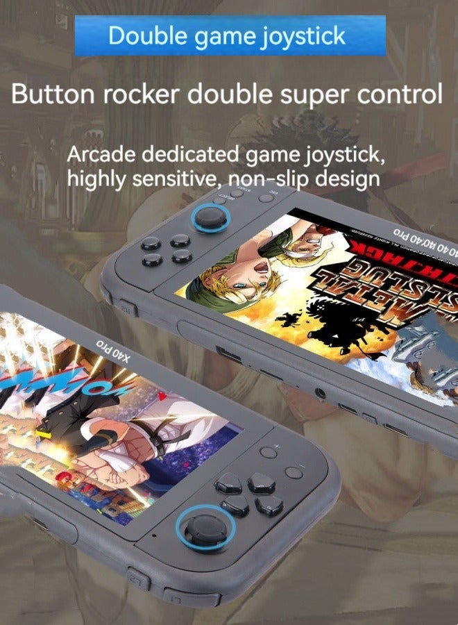New X40Pro handheld game console dual joystick game console 7-inch high-definition large screen PSP handheld game console - Image 3
