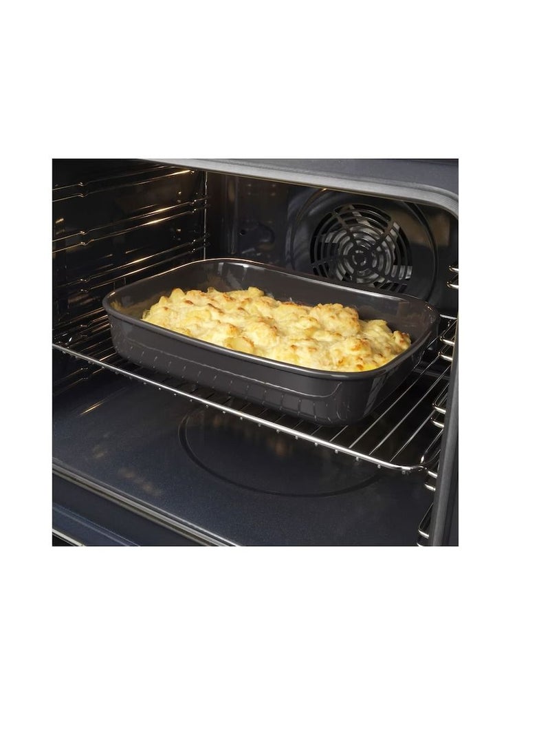Oven dish, rectangular/dark grey33x26 cm - Image 2