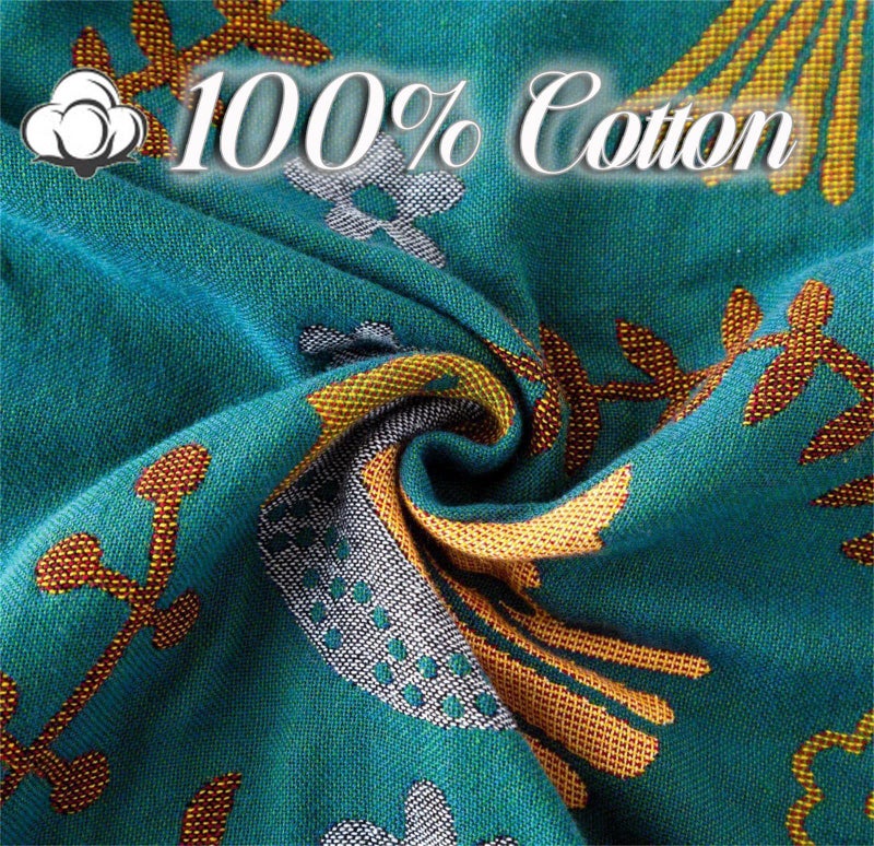 MSGKV Boho Throw Blanket 100% Cotton Blankets for Bed Couch 60''x80'', Spring Breathable Farmhouse Bird Blankets Quilt Muslin Home Decor - Image 5