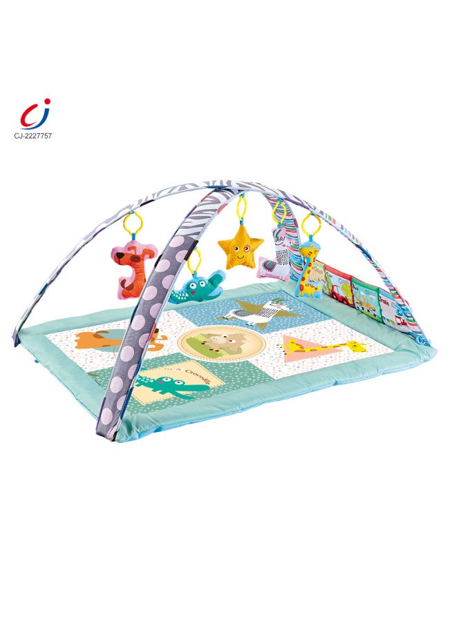 CJ New Baby Multi-functional Early Education Game Blanket Mat Fitness Rack Foot Piano Educational Toys - Image 1