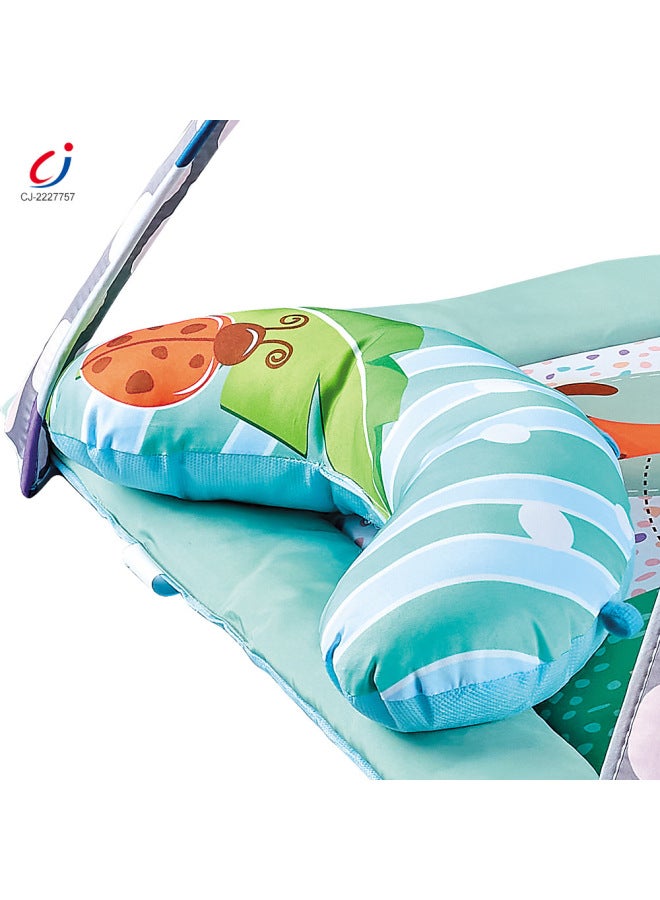 CJ New Baby Multi-functional Early Education Game Blanket Mat Fitness Rack Foot Piano Educational Toys - Image 3
