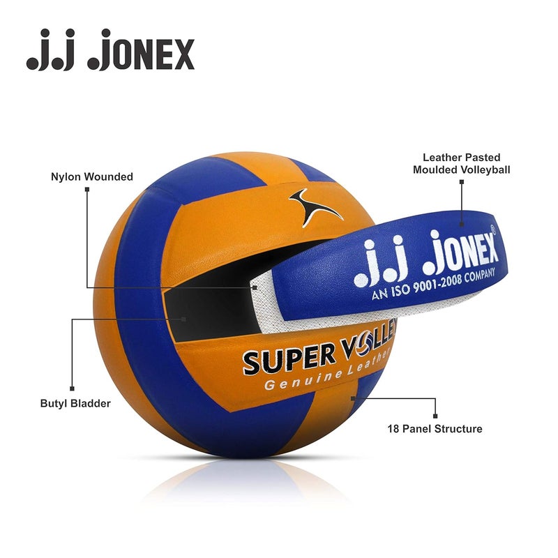 Jonex JJ Super Volley Volleyball Size 4, Blue - Image 5