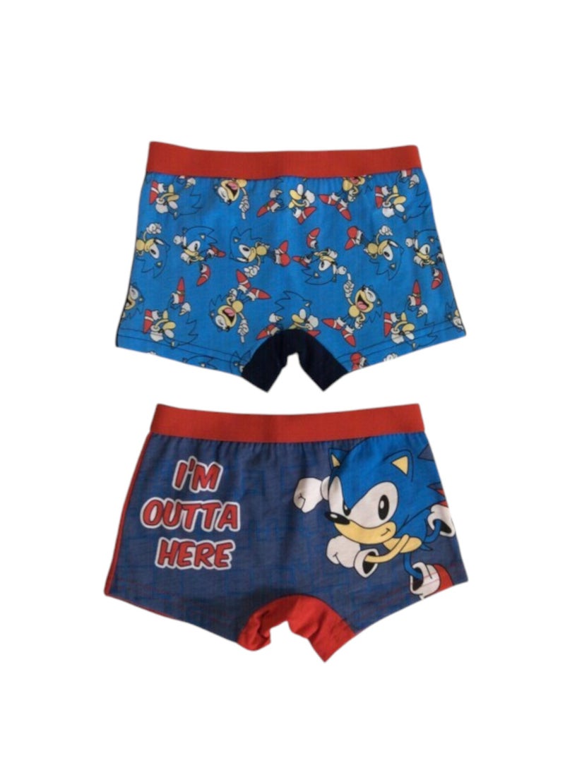 SONIC 2PCS BOYS BOXER , 65%polyester,35%cotton - Image 3