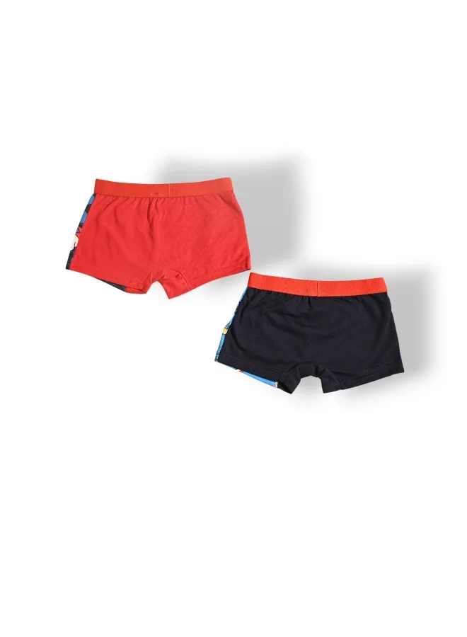 SONIC SONIC 2PCS BOYS BOXER , 65%polyester,35%cotton