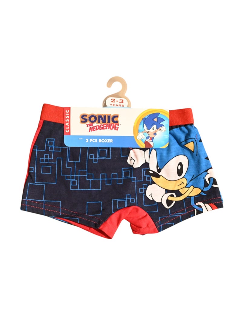 SONIC 2PCS BOYS BOXER , 65%polyester,35%cotton - Image 2