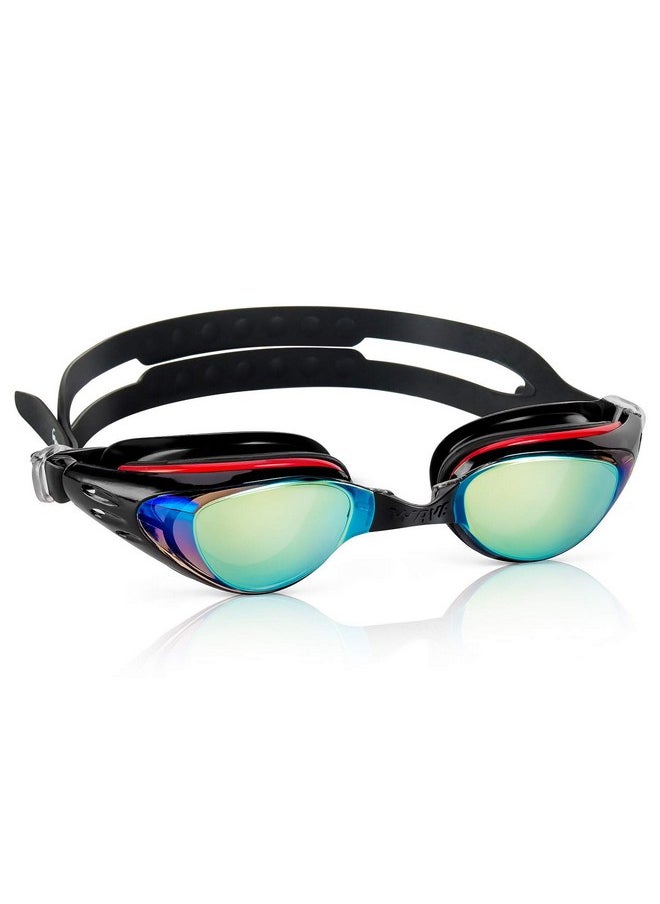 Wave Nearsighted Swim Goggles, Shortsighted Optical Swimming Goggles No Leaking Anti Fog Uv Protection For Adult Men Women Youth  - Image 2