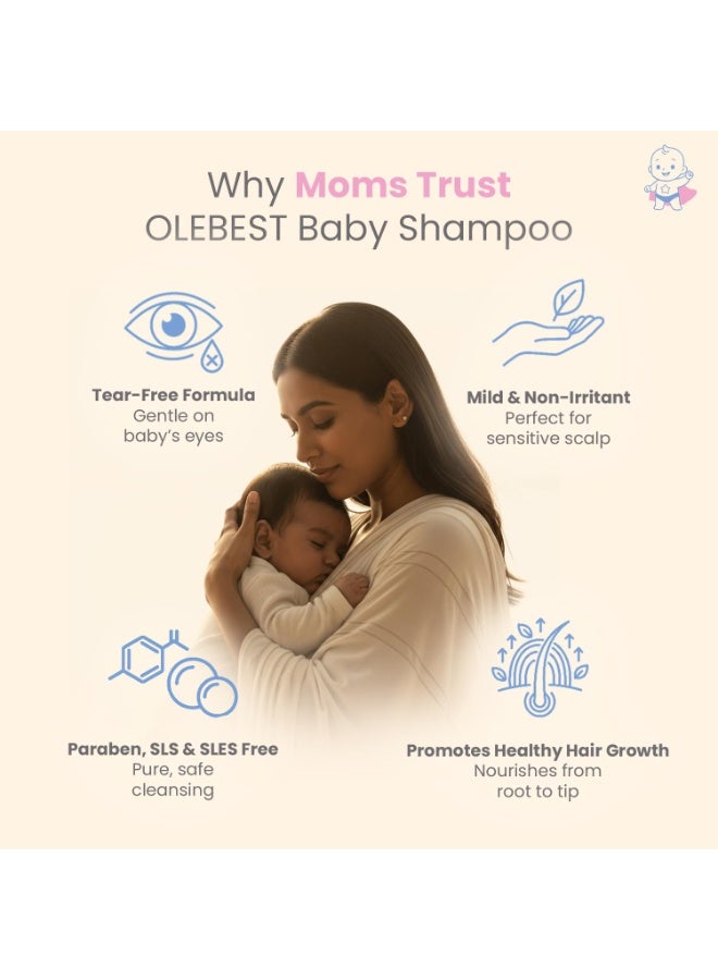 Ethiglo OLEBEST Baby Shampoo 100ml (Pack Of 2) - Image 3