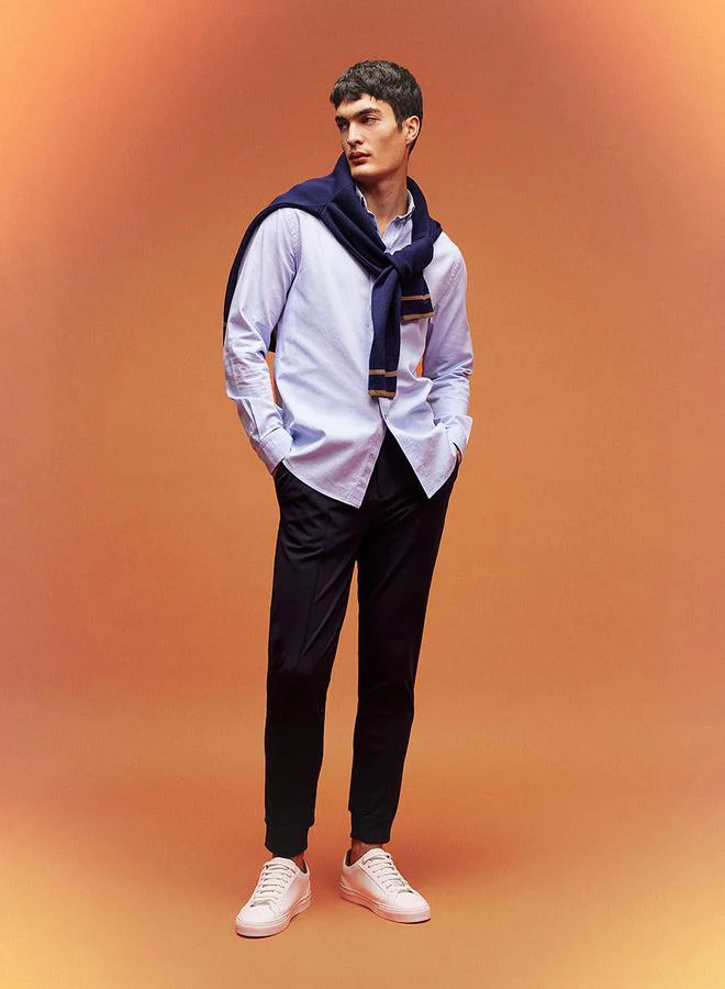 DeFacto Regular Fit Oxford Long Sleeves Shirt by Styli