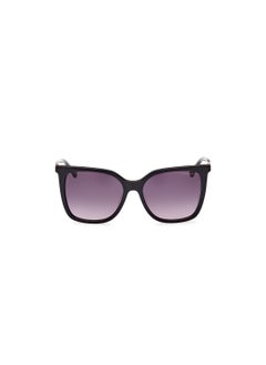 GANT Women's UV Protection Butterfly Shape Acetate Sunglasses GA809301B55 - Lens Size: 55 Mm - Shiny Black  - Image 2