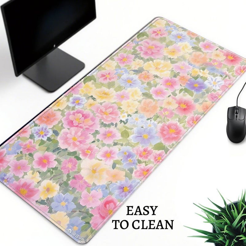 Super Large XXL 2D Flat Gaming Mouse Mat 40x90cm Colorful Flowers Design for Desktop Office and Home Use Gift for Men Women - Image 4
