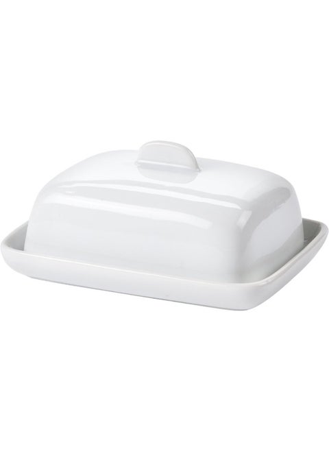Ceramic Serving Bowl with Lid for One Serving of Butter, Round or Square Square