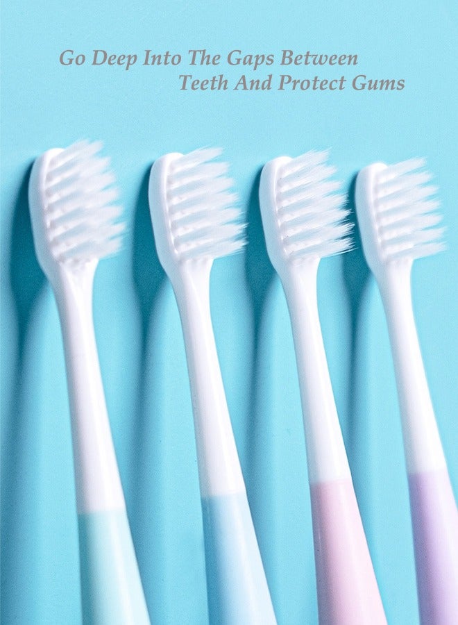 Kids Soft Toothbrush - Extra Soft Kids Toothbrush, Premium Anti-Cavity Kids Toothbrush Set, Extra Soft Bristles Help Remove Plaque And Stains, Gentle Cleansing, Suitable For Children 6 Years And Up, 6 Pack - Image 2