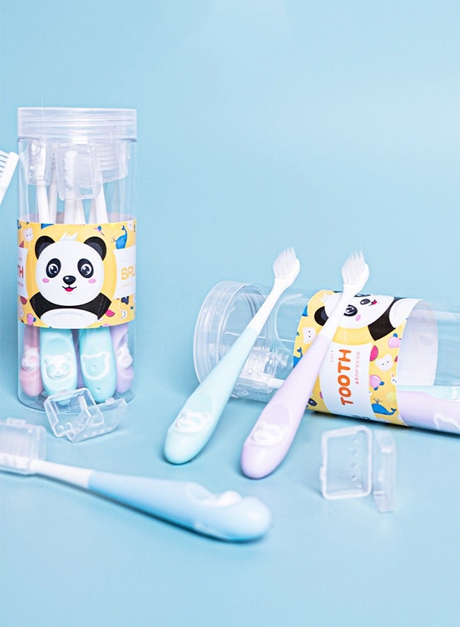 Kids Soft Toothbrush - Extra Soft Kids Toothbrush, Premium Anti-Cavity Kids Toothbrush Set, Extra Soft Bristles Help Remove Plaque And Stains, Gentle Cleansing, Suitable For Children 6 Years And Up, 6 Pack - Image 4