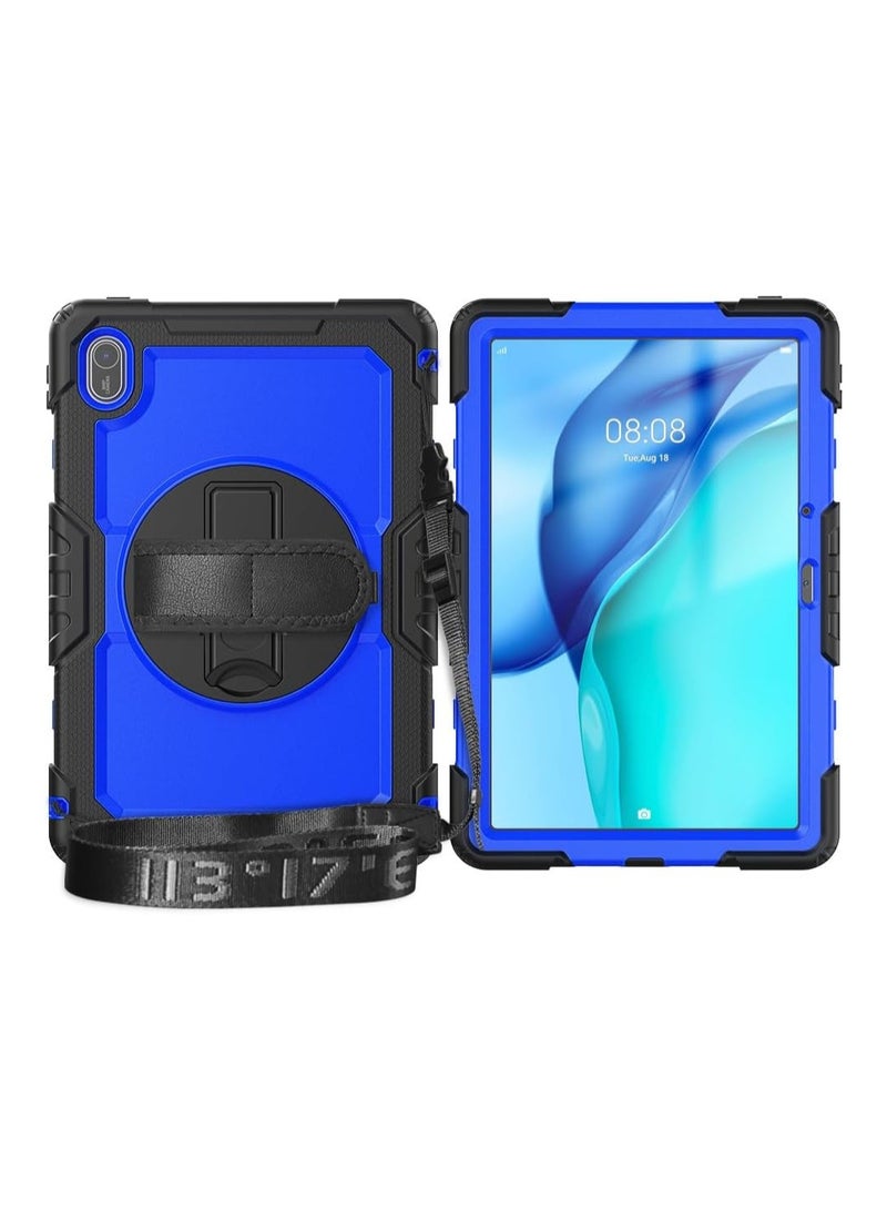 Huawei MatePad SE 11 (2024) 11-inch Protective Case 【Built-in Screen Protector】 360° Rotatable Stand Heavy-Duty Shockproof Case with Hand/Shoulder Strap - Image 1