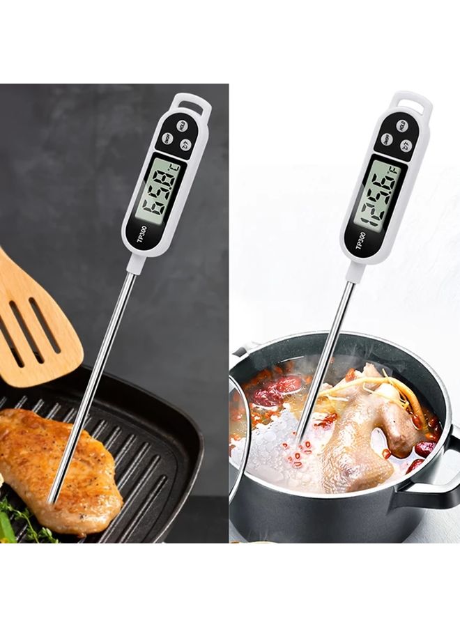 White Digital Kitchen Thermometer For Cooking Baking Candy Making - Image 5