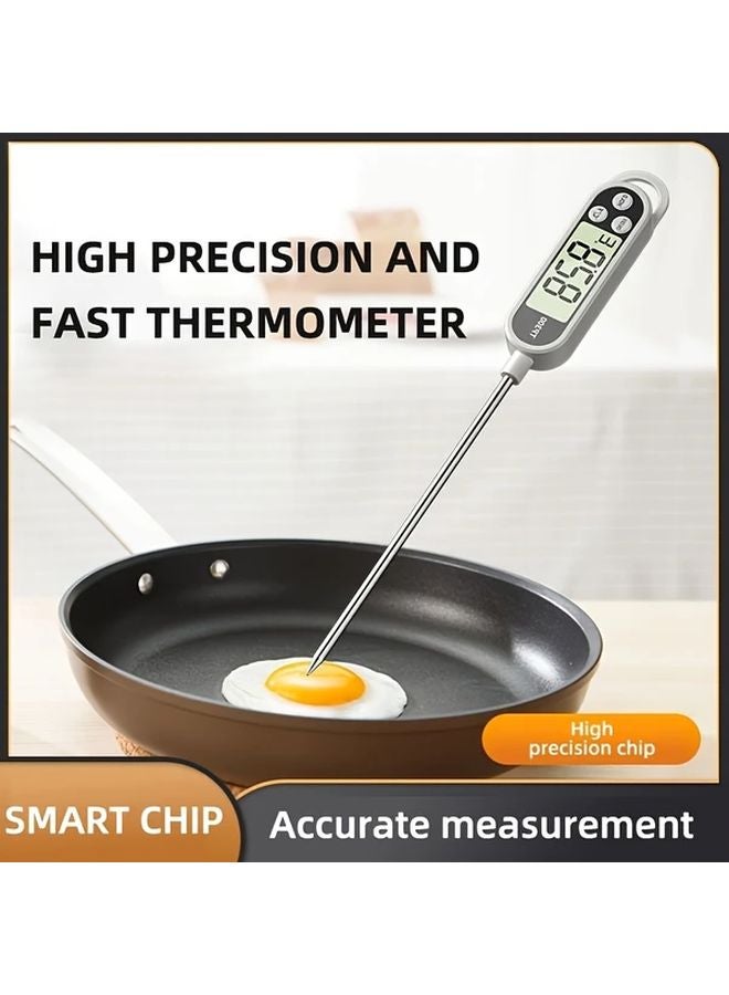 White Digital Kitchen Thermometer For Cooking Baking Candy Making - Image 4