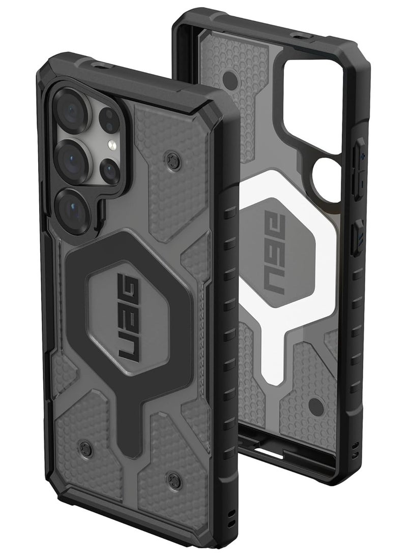Urban Armor Gear - UAG Pathfinder Pro Clear [MagSafe] Samsung Galaxy S25 ULTRA Case Cover [18 Feet Drop tested]  Ash - Image 1
