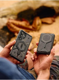 Urban Armor Gear UAG Pathfinder Pro Clear [MagSafe] Samsung Galaxy S25 ULTRA Case Cover [18 Feet Drop tested]  Ash  - Image 3