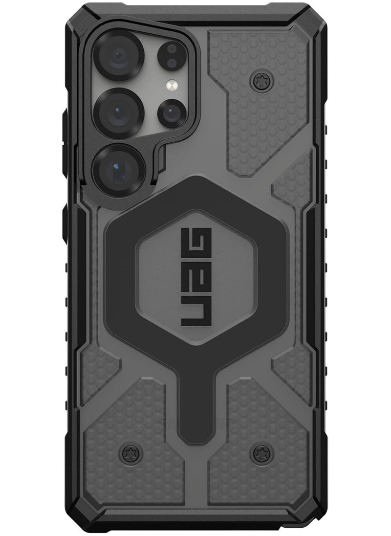 Urban Armor Gear - UAG Pathfinder Pro Clear [MagSafe] Samsung Galaxy S25 ULTRA Case Cover [18 Feet Drop tested]  Ash - Image 1