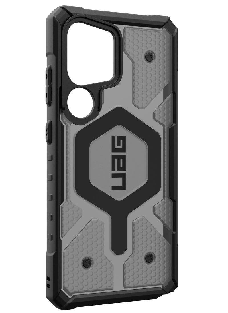 Urban Armor Gear - UAG Pathfinder Pro Clear [MagSafe] Samsung Galaxy S25 ULTRA Case Cover [18 Feet Drop tested]  Ash - Image 1