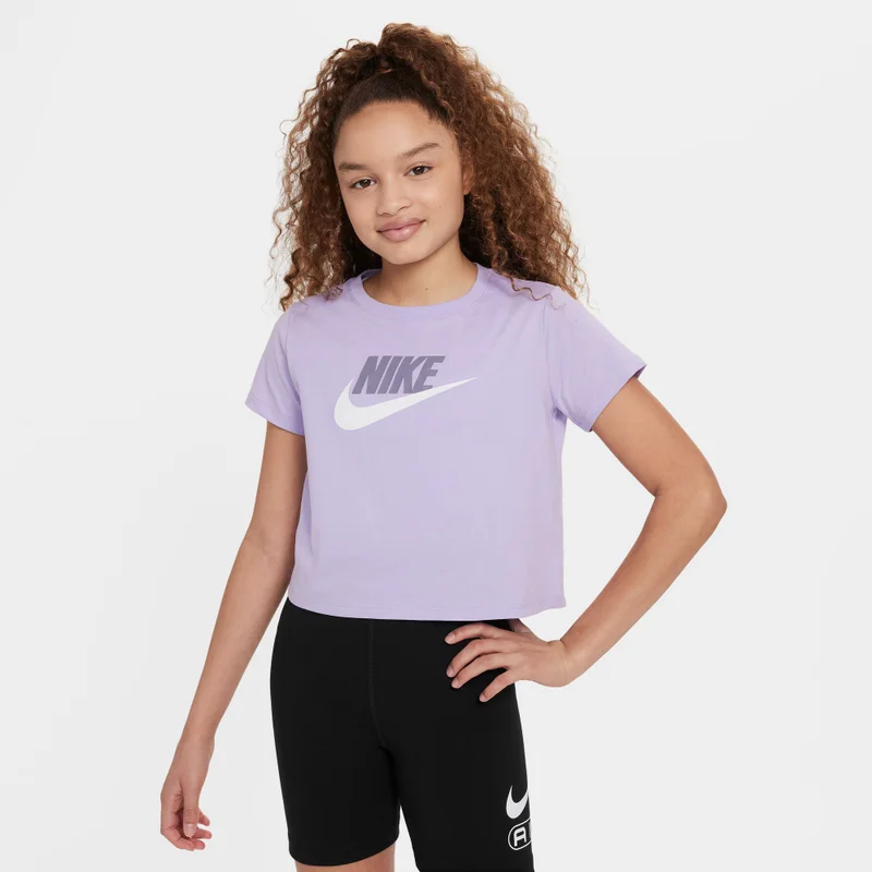 Nike Kids' Sportswear Cropped T-Shirt (Older Kids)