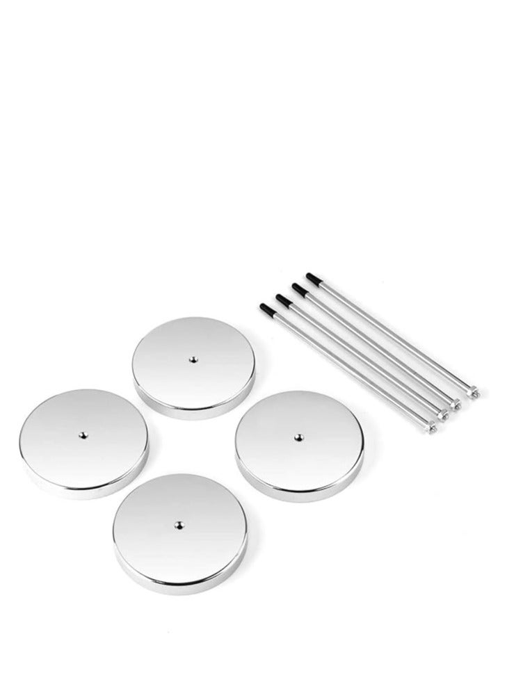 Terabyte عصا مستقيمة من الفولاذ المقاوم للصدأ 140 مم / 5.5 بوصة عبوة من 4 حامل إيصالات فواتير مسمار عصا مكتب 5.5 بوصة طويلة لحامل فواتير وعصا ملاحظات ورقية… - Image 3